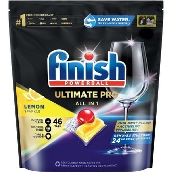 IGA Finish quantum ultimate pro lemon sparkle dishwasher tablets 46 pack or 0% 48 pack offer