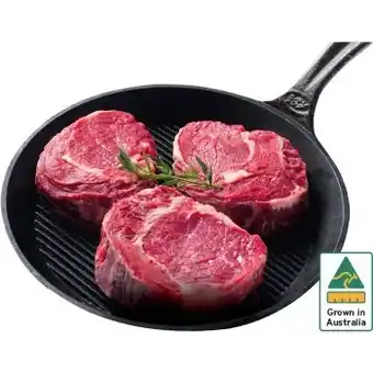 IGA Australian beef scotch fillet portions offer