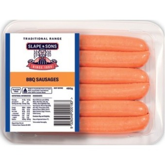 IGA Slape & sons bbq sausages 480g offer