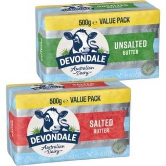 IGA Devondale salted or unsalted butter value pack 500g offer