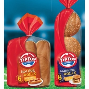 IGA Tip top hot dog, damper or hamburger rolls 6 pack offer
