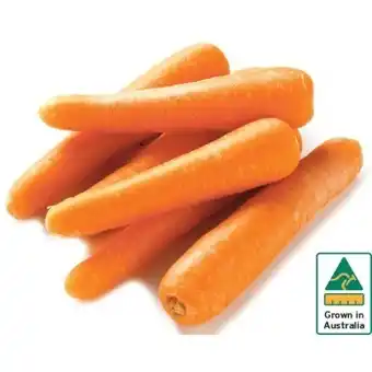 IGA Australian carrots pre-packed 1kg pack offer