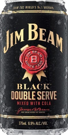 IGA Jim beam black double serve 6.9% 10 pack offer