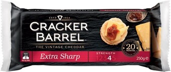 IGA Cracker barrel extra sharp cheese 250g offer