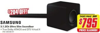 The Good Guys 3.1.2Ch Ultra Slim Soundbar offer