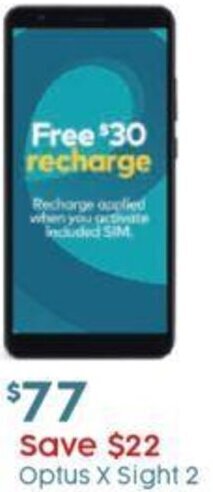 Target Optus X Sight 2 offer