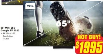 The Good Guys 65" Mini LED Google TV 2022 offer