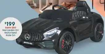 Target Mercedes 12V Motorised Ride On offer