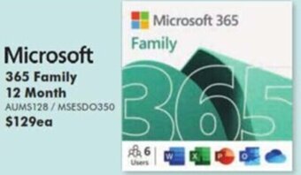 The Good Guys Microsoft 365 Family 12 Month offer