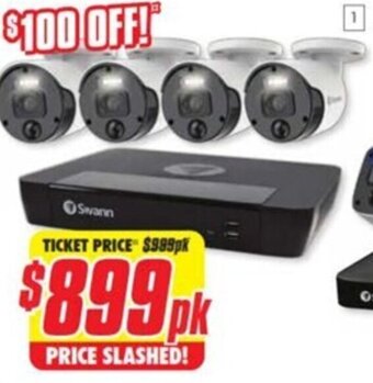The Good Guys 8 Channel 2TB 4K NVR System - 4 Camera offer