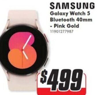 The Good Guys Galaxy Watch 5 Bluetooth 40mm - Pink Gold offer