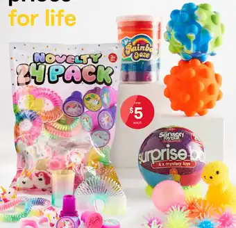 Kmart Novelty 24 Pack, Rainbow Dose, The Sensory Toy Box Surprise Ball offer