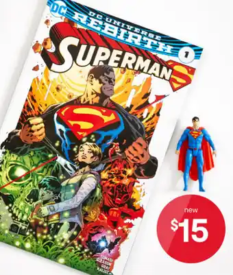 Kmart DC Universe Rebirth Superman offer