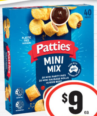 IGA Patties Mini Mix 40 Pack offer