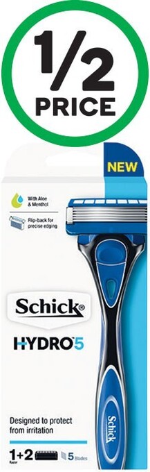 Woolworths Schick hydro 5 razor system offer