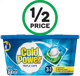 Woolworths Cold power regular triple capsules pk 30 offer
