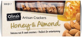 Woolworths Olina’s artisan crackers 100g offer