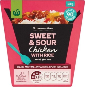 Woolworths Woolworths ready to eat meals 305-350g offer