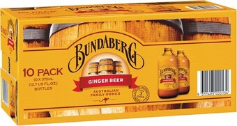 Woolworths Bundaberg ginger beer 10 x 375ml offer
