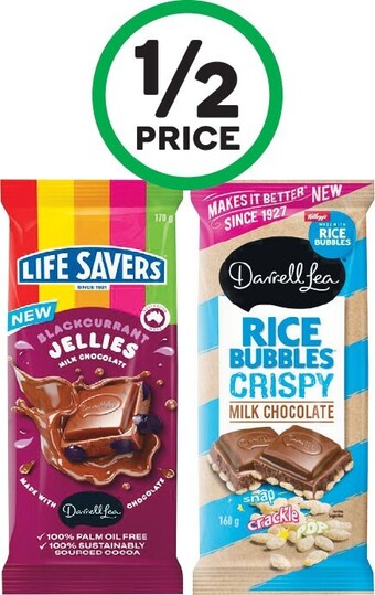 Woolworths Darrell lea blocks 160-180g offer
