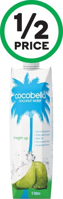 Woolworths Cocobella coconut water 1 litre offer