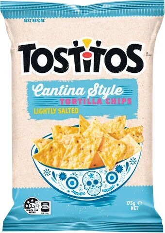 Tostitos corn chips 175g