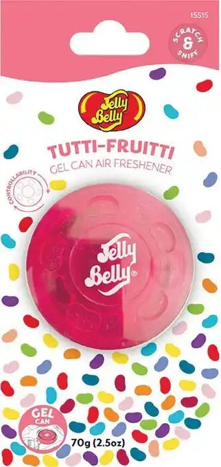 Jelly belly gel can air freshener