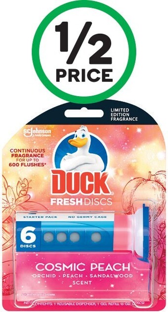 Woolworths Duck fresh discs toilet cleaner 36ml offer