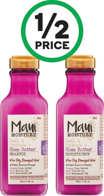 Woolworths Maui moisture shampoo or conditioner 385ml offer