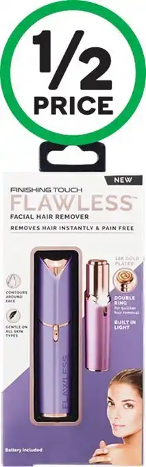 Woolworths Finishing touch flawless facial hair remover gen 2 offer