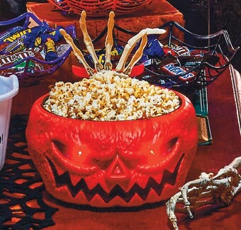 Woolworths Halloween animated scary candy bowl offer