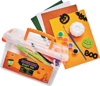 Woolworths Halloween craft tub offer