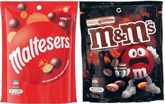 Coles Mars m&m's, maltesers or pods 120g-180g offer