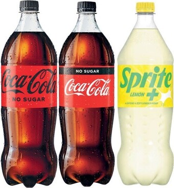 Coles Coca-cola, sprite or fanta soft drink 1.25 litre offer