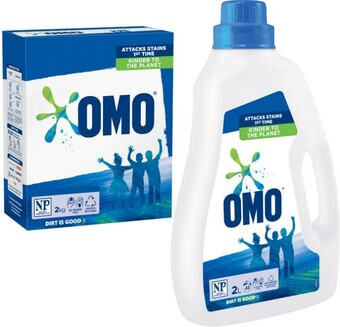 Coles Omo laundry liquid 2 litre or powder 2kg offer