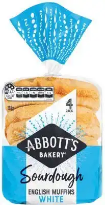 Coles Abbott's sourdough english muffins 268g offer