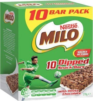 Coles Nestlé milo bars value pack 270g offer