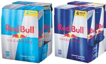 Coles Red bull energy drink 4x250ml offer