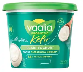 Coles Vaalia probiotic kefir yoghurt 900g offer