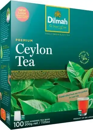 Coles Dilmah premium tea bags 100 pack offer
