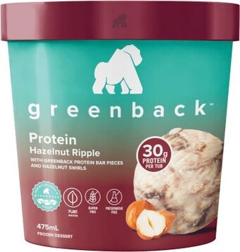 Coles Greenback dairy free protein ice cream sticks or tubs 360ml-475ml offer