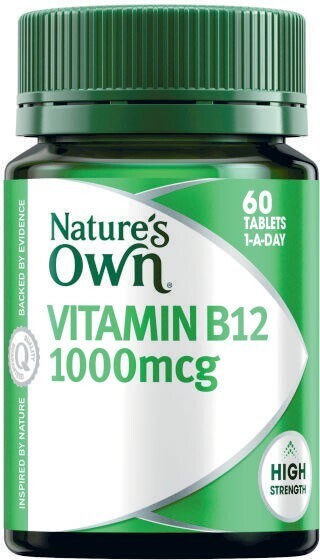 Coles Nature's own vitamin b12 1000mcg 60 pack offer