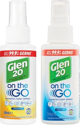 Coles Glen 20 on the go spray 100ml offer