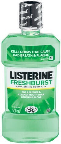 Coles Listerine freshburst mouthwash 500ml offer