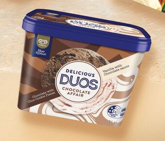 Coles Streets blue ribbon duos 2 litre offer