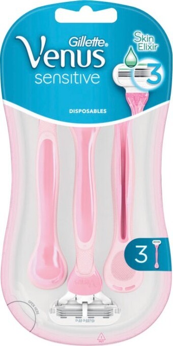 Coles Gillette venus sensitive disposable razors 3 pack offer