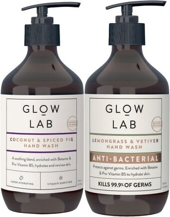 Coles Glow lab hand wash 300ml offer