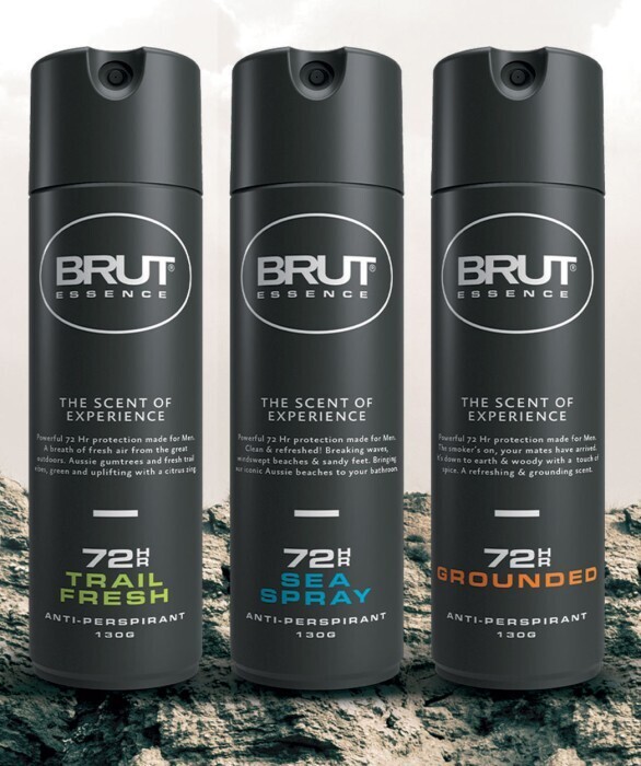 Brut essence 72hr antiperspirant aerosol deodorant 130g offer at Coles