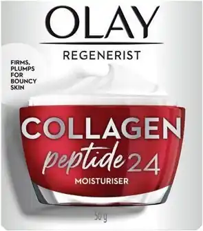 Coles Olay regenerist collagen peptide 24 moisturiser 50g offer