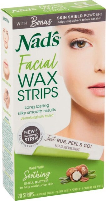 Coles Nad’s facial wax strips 20 pack offer